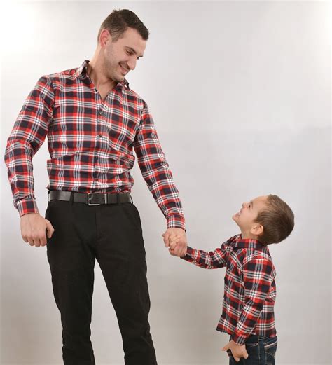 father and son dress shirts